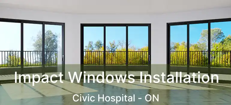  Impact Windows Installation Civic Hospital - ON