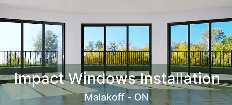  Impact Windows Installation Malakoff - ON