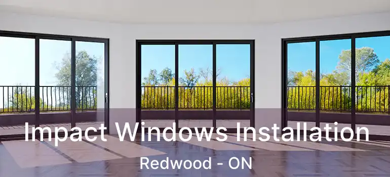  Impact Windows Installation Redwood - ON