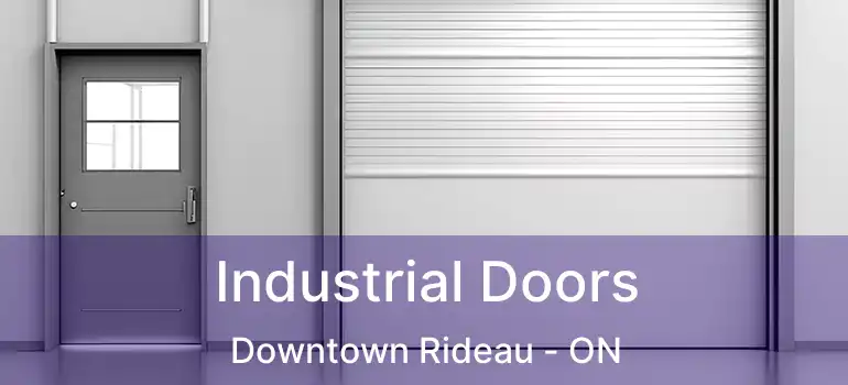  Industrial Doors Downtown Rideau - ON