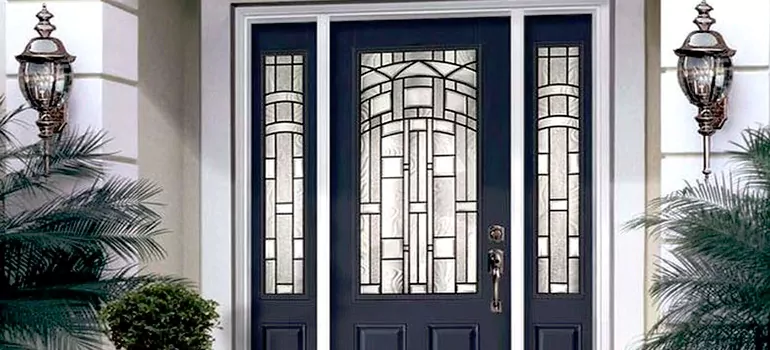 Stained Glass Door Panels in Kars, Ontario