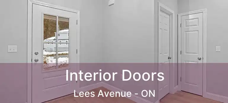  Interior Doors Lees Avenue - ON