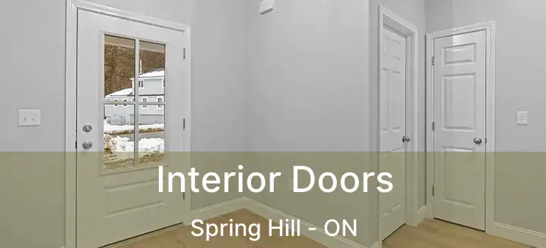  Interior Doors Spring Hill - ON