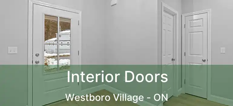  Interior Doors Westboro Village - ON