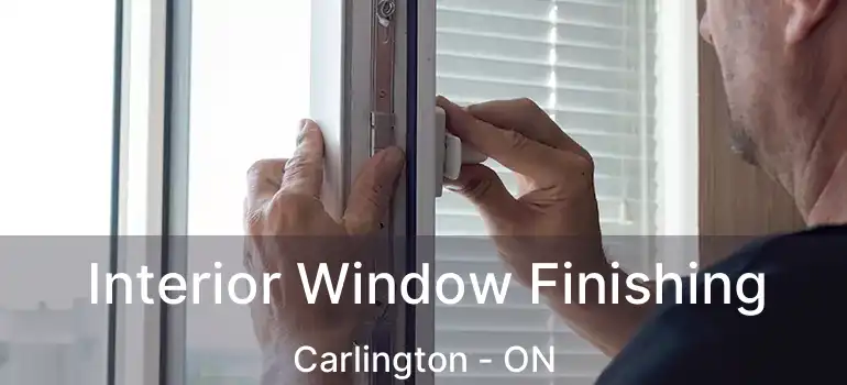  Interior Window Finishing Carlington - ON