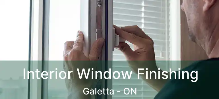  Interior Window Finishing Galetta - ON