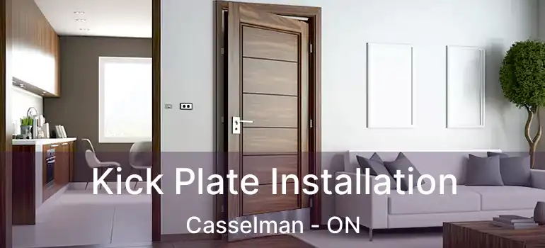  Kick Plate Installation Casselman - ON