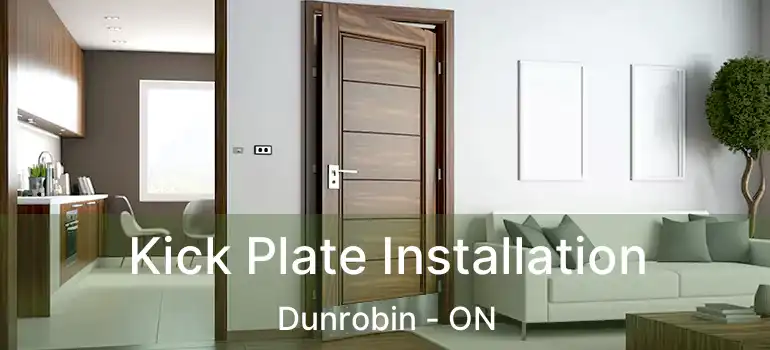  Kick Plate Installation Dunrobin - ON