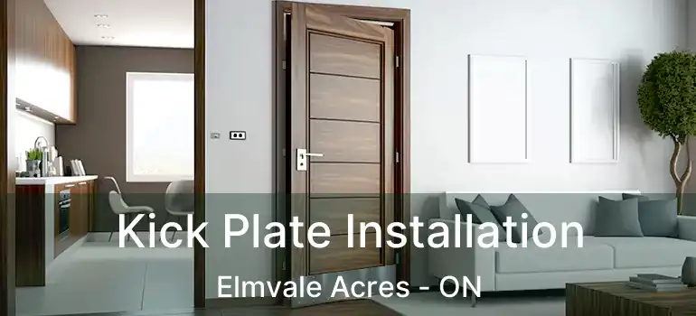  Kick Plate Installation Elmvale Acres - ON