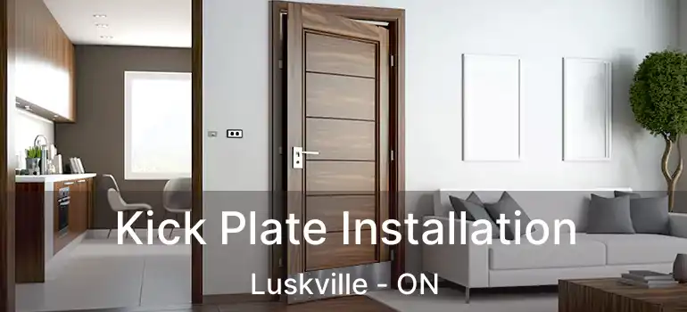  Kick Plate Installation Luskville - ON