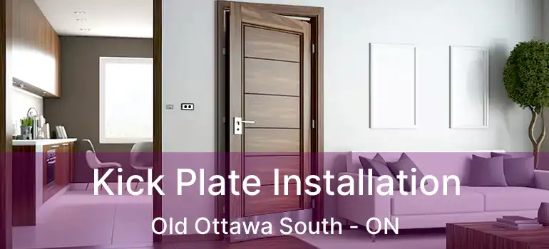  Kick Plate Installation Old Ottawa South - ON