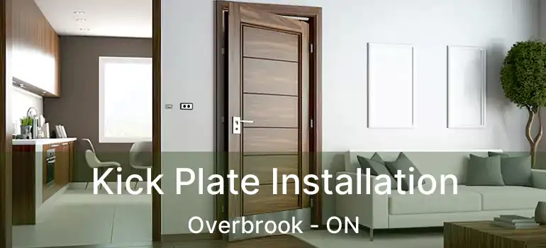  Kick Plate Installation Overbrook - ON