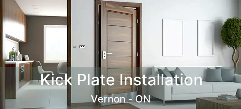  Kick Plate Installation Vernon - ON