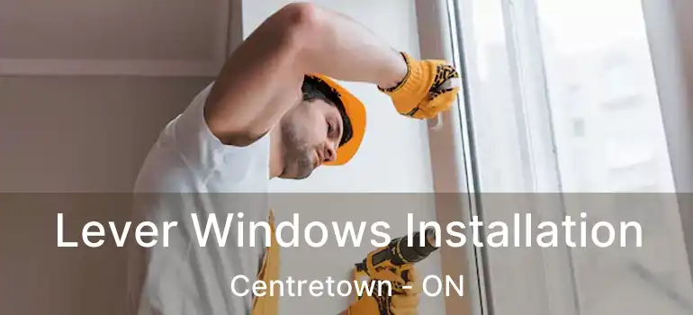  Lever Windows Installation Centretown - ON