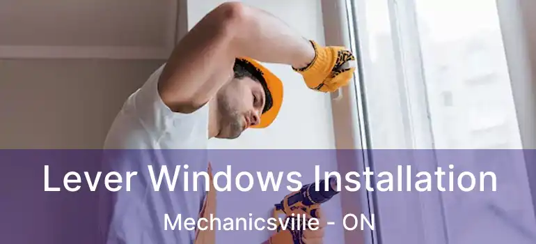  Lever Windows Installation Mechanicsville - ON