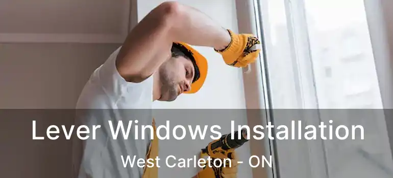  Lever Windows Installation West Carleton - ON