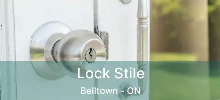  Lock Stile Belltown - ON