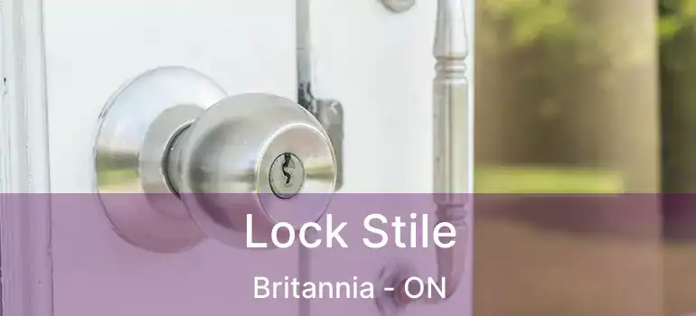  Lock Stile Britannia - ON