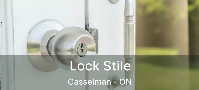  Lock Stile Casselman - ON