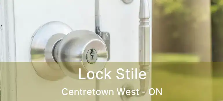  Lock Stile Centretown West - ON