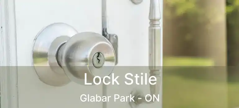  Lock Stile Glabar Park - ON