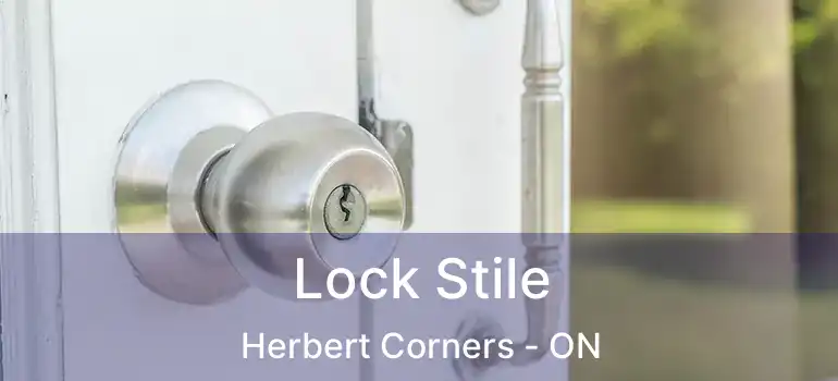  Lock Stile Herbert Corners - ON