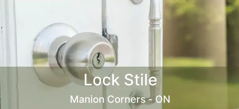  Lock Stile Manion Corners - ON