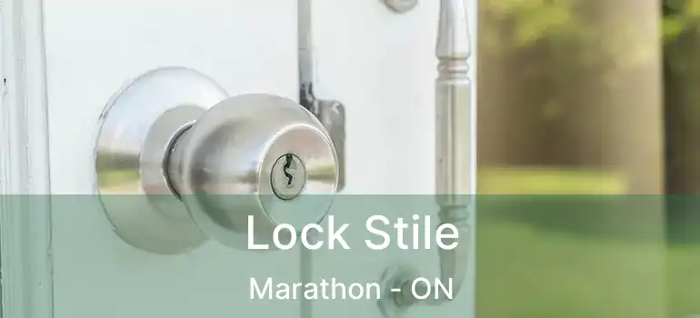  Lock Stile Marathon - ON