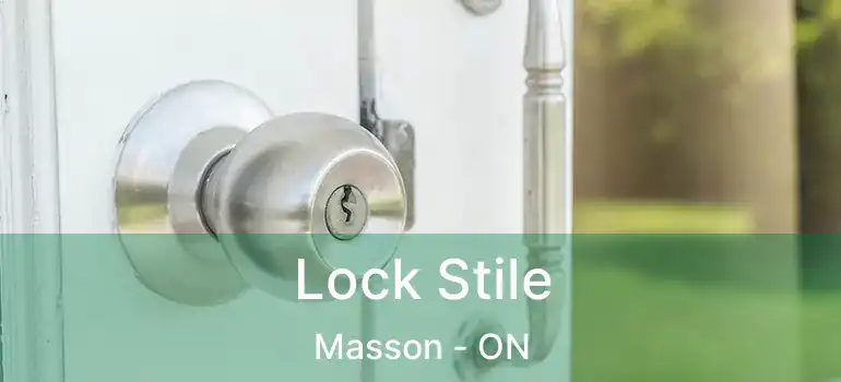  Lock Stile Masson - ON