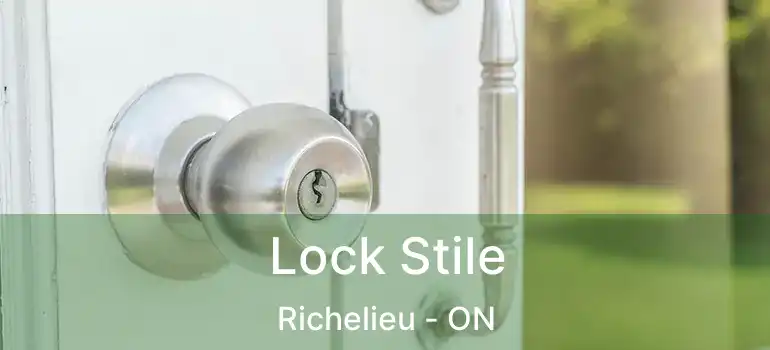  Lock Stile Richelieu - ON