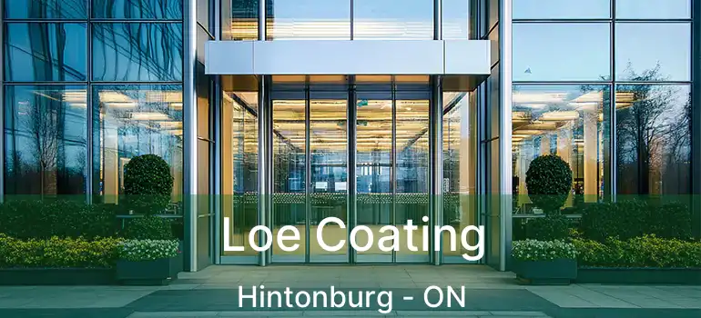  Loe Coating Hintonburg - ON