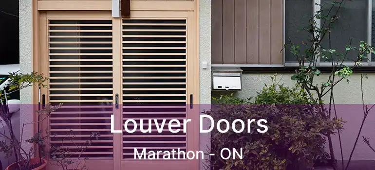  Louver Doors Marathon - ON