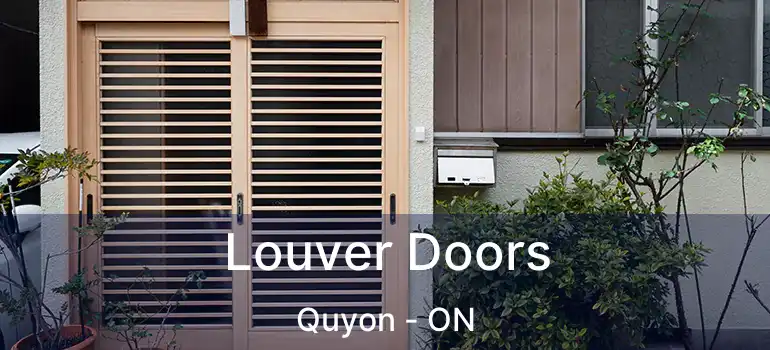  Louver Doors Quyon - ON