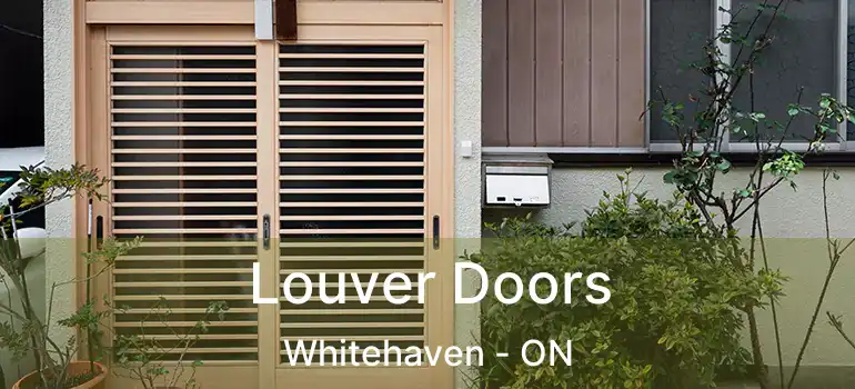  Louver Doors Whitehaven - ON