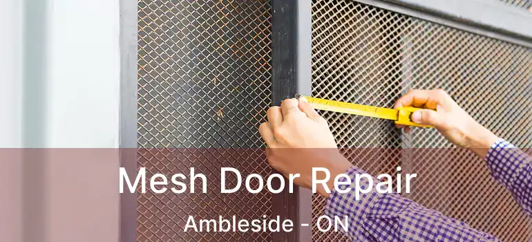  Mesh Door Repair Ambleside - ON