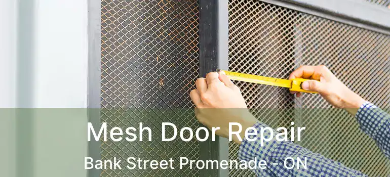  Mesh Door Repair Bank Street Promenade - ON