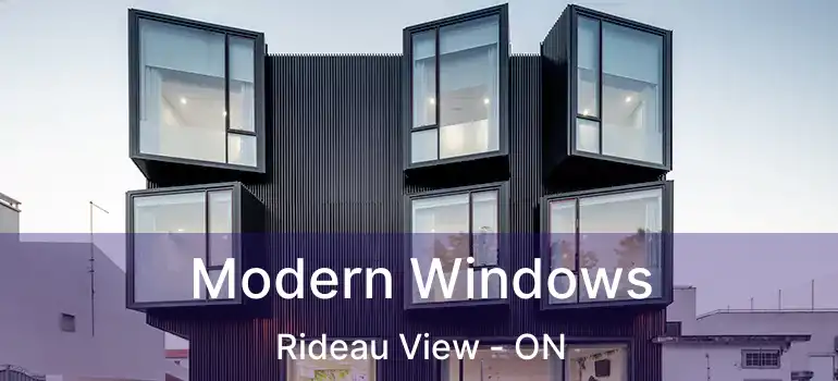  Modern Windows Rideau View - ON