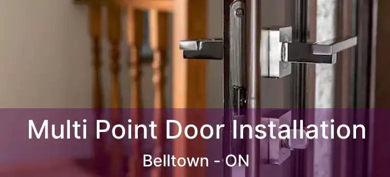  Multi Point Door Installation Belltown - ON