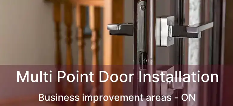  Multi Point Door Installation Business improvement areas - ON