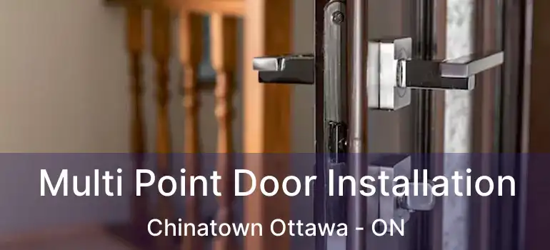  Multi Point Door Installation Chinatown Ottawa - ON