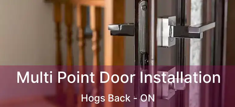  Multi Point Door Installation Hogs Back - ON