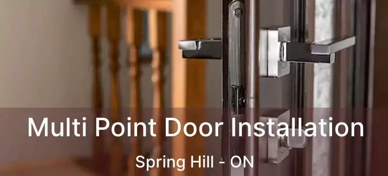  Multi Point Door Installation Spring Hill - ON