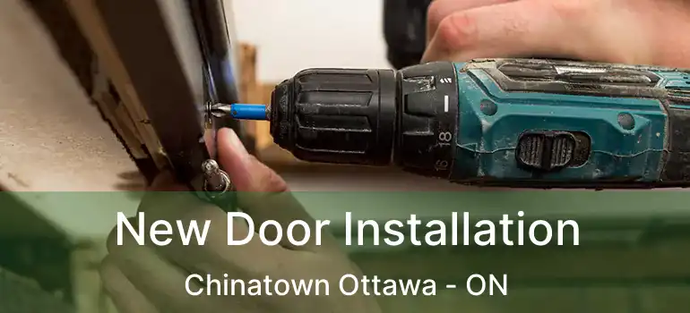  New Door Installation Chinatown Ottawa - ON