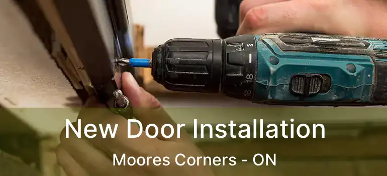  New Door Installation Moores Corners - ON