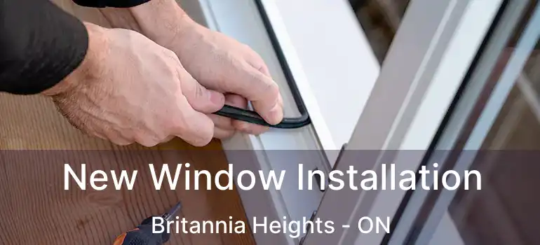  New Window Installation Britannia Heights - ON