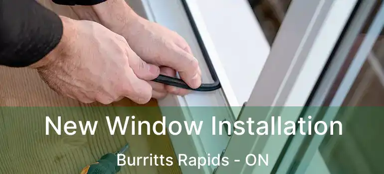  New Window Installation Burritts Rapids - ON