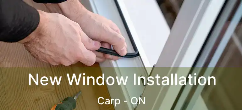  New Window Installation Carp - ON