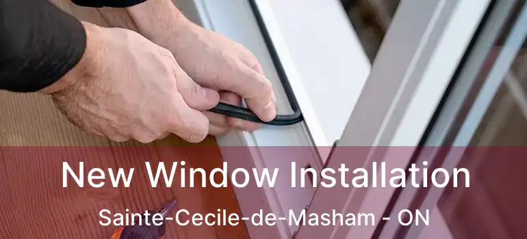  New Window Installation Sainte-Cecile-de-Masham - ON