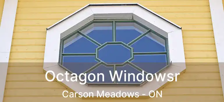  Octagon Windowsr Carson Meadows - ON