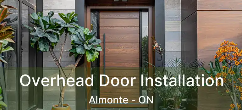  Overhead Door Installation Almonte - ON